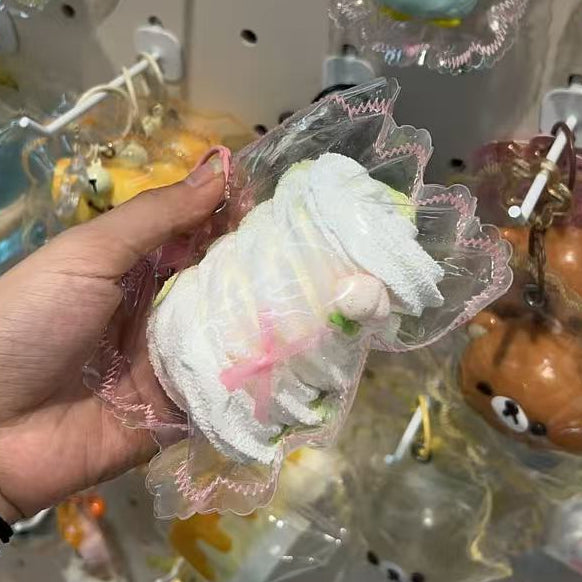 🍰 【韓系夢幻】鮮奶油蛋糕慢回彈減壓捏捏樂掛飾 🧁