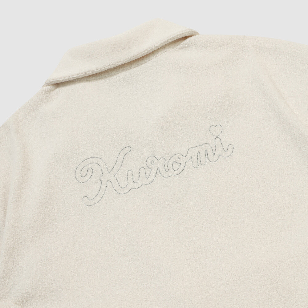 🖤 【Le Coq Sportif × Kuromi】冬日毛圈半郵差領 Zip-Up 衛衣 💜